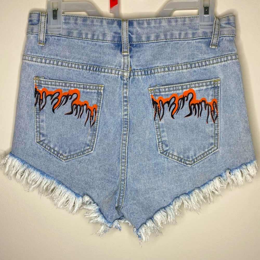 Y2K Blue Jean Shorts, High Waisted, NWOT
